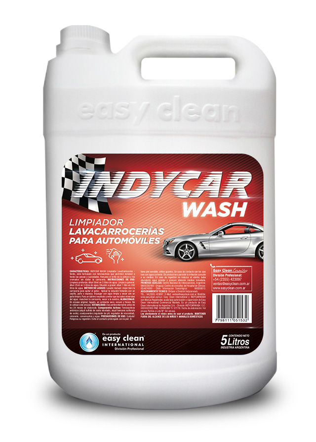 Indycar Wash shampoo siliconado